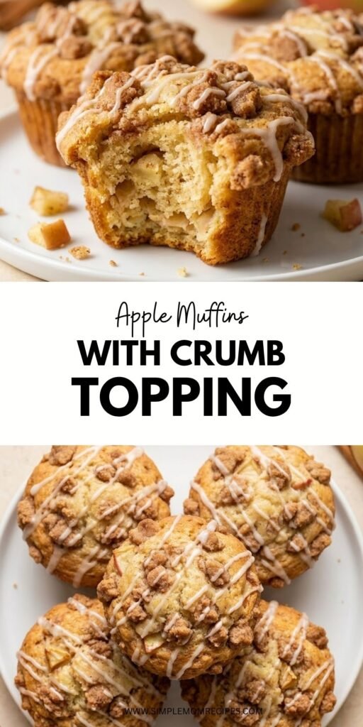 Apple Muffins with Crumb Topping Recipe