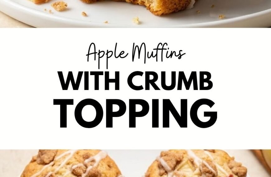 Apple Muffins with Crumb Topping Recipe