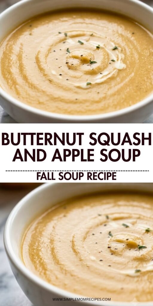 Butternut Squash and Apple Soup Recipe