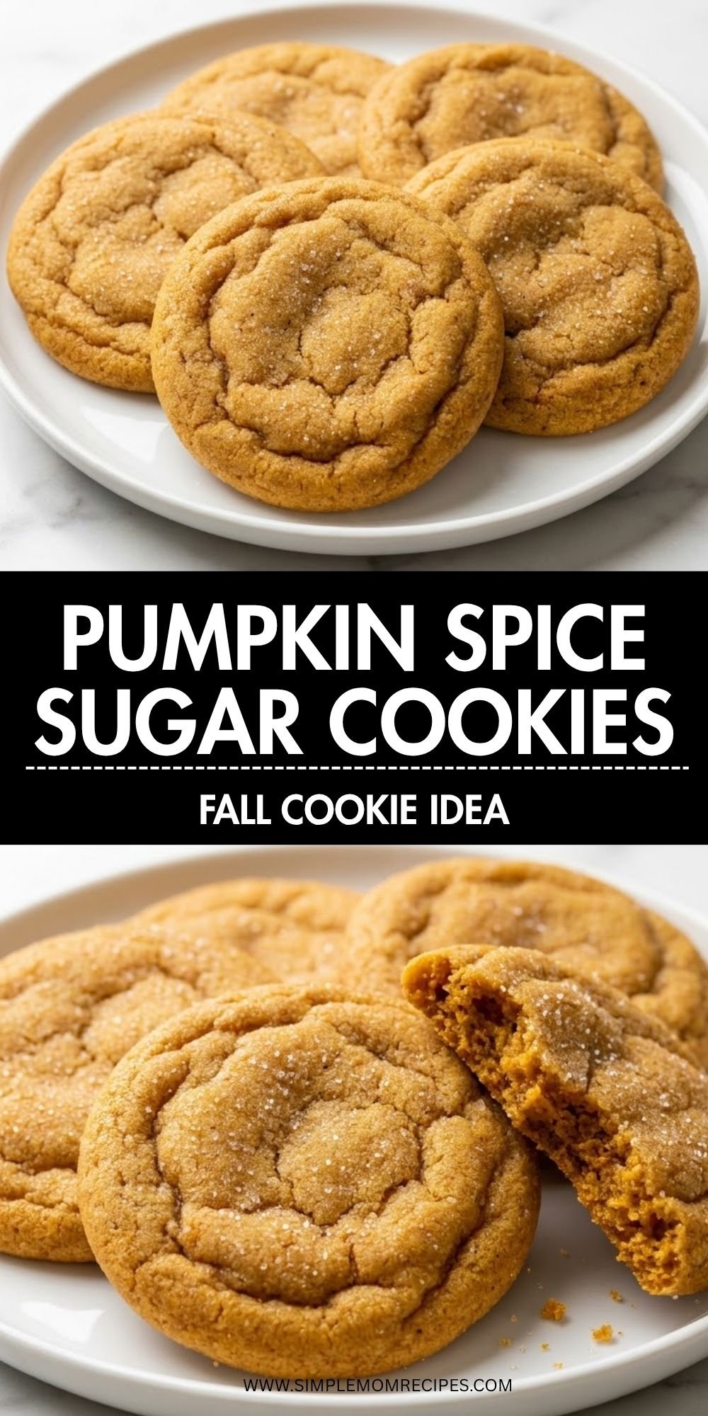 Pumpkin Spice Sugar Cookies Recipe