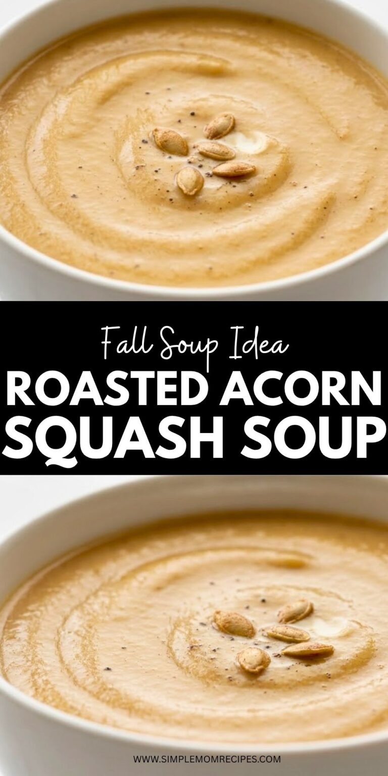 Roasted Acorn Squash Soup Recipe
