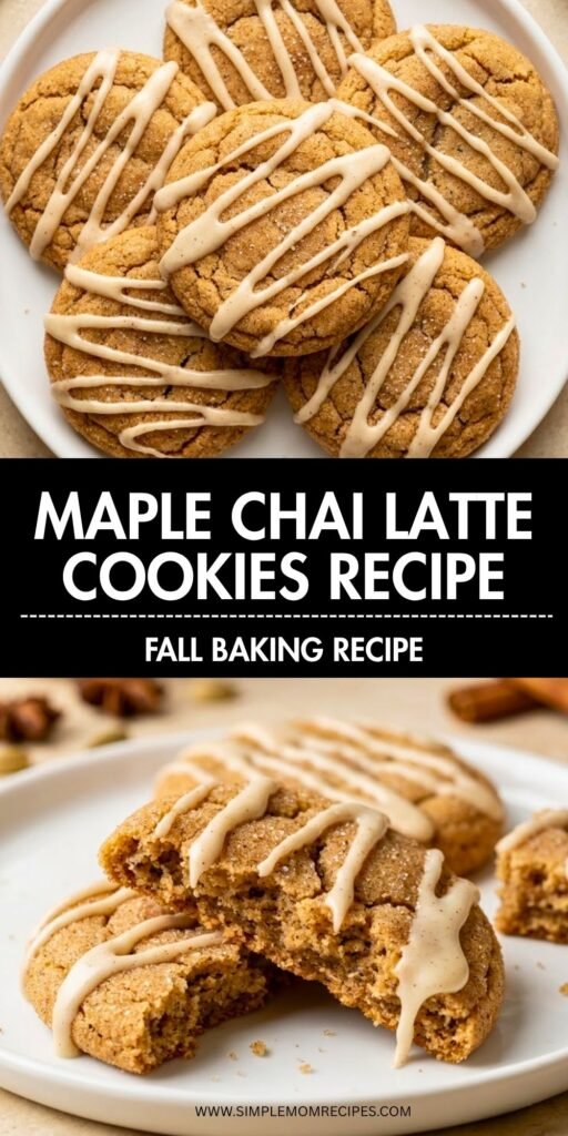 Vanilla Maple Chai Latte Cookies Recipe