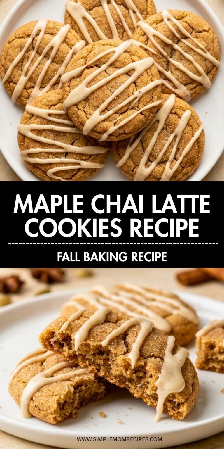 Vanilla Maple Chai Latte Cookies Recipe