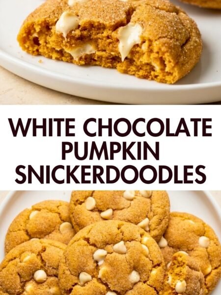 White Chocolate Pumpkin Snickerdoodles Recipe